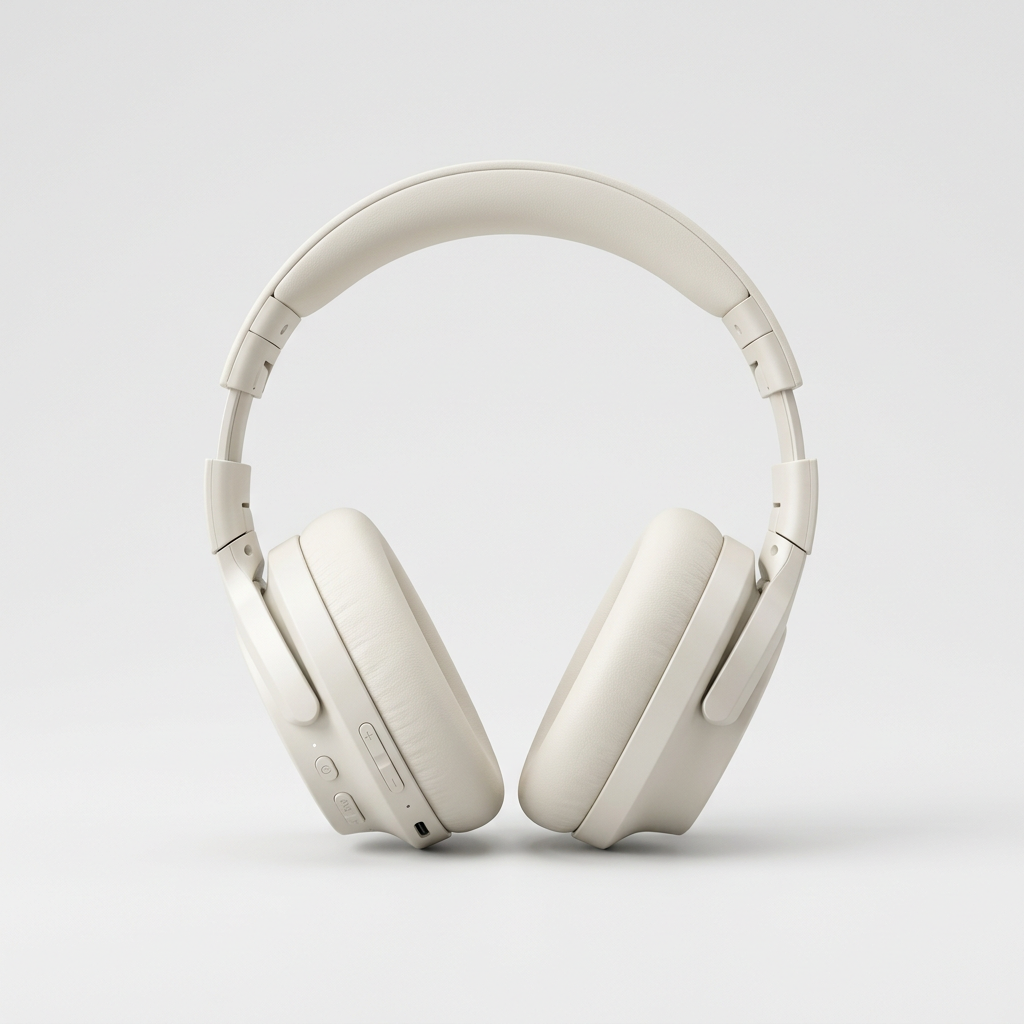 Sample deal: cream over-ear wireless headphones