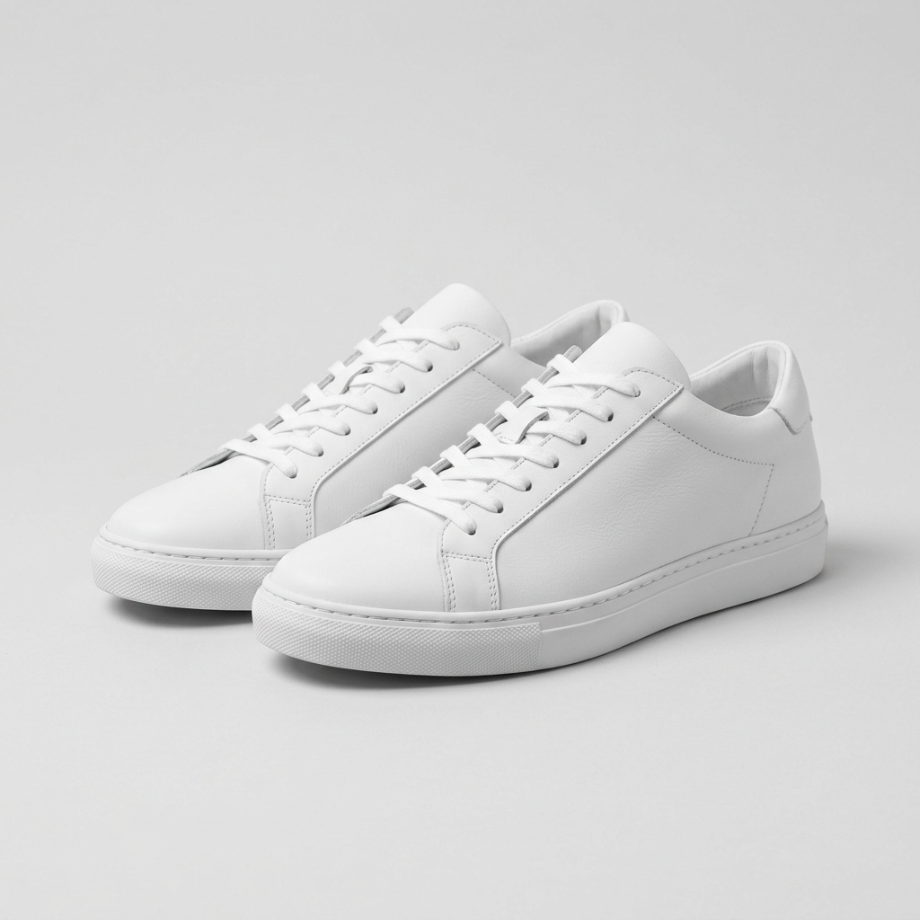 Sample deal: a pair of white leather sneakers